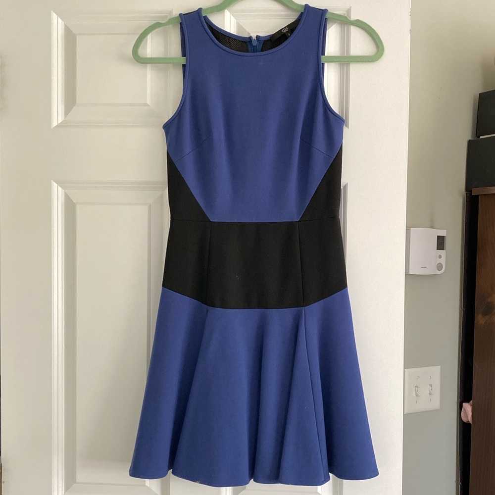 Tibi Blue A line Dress Sz 0